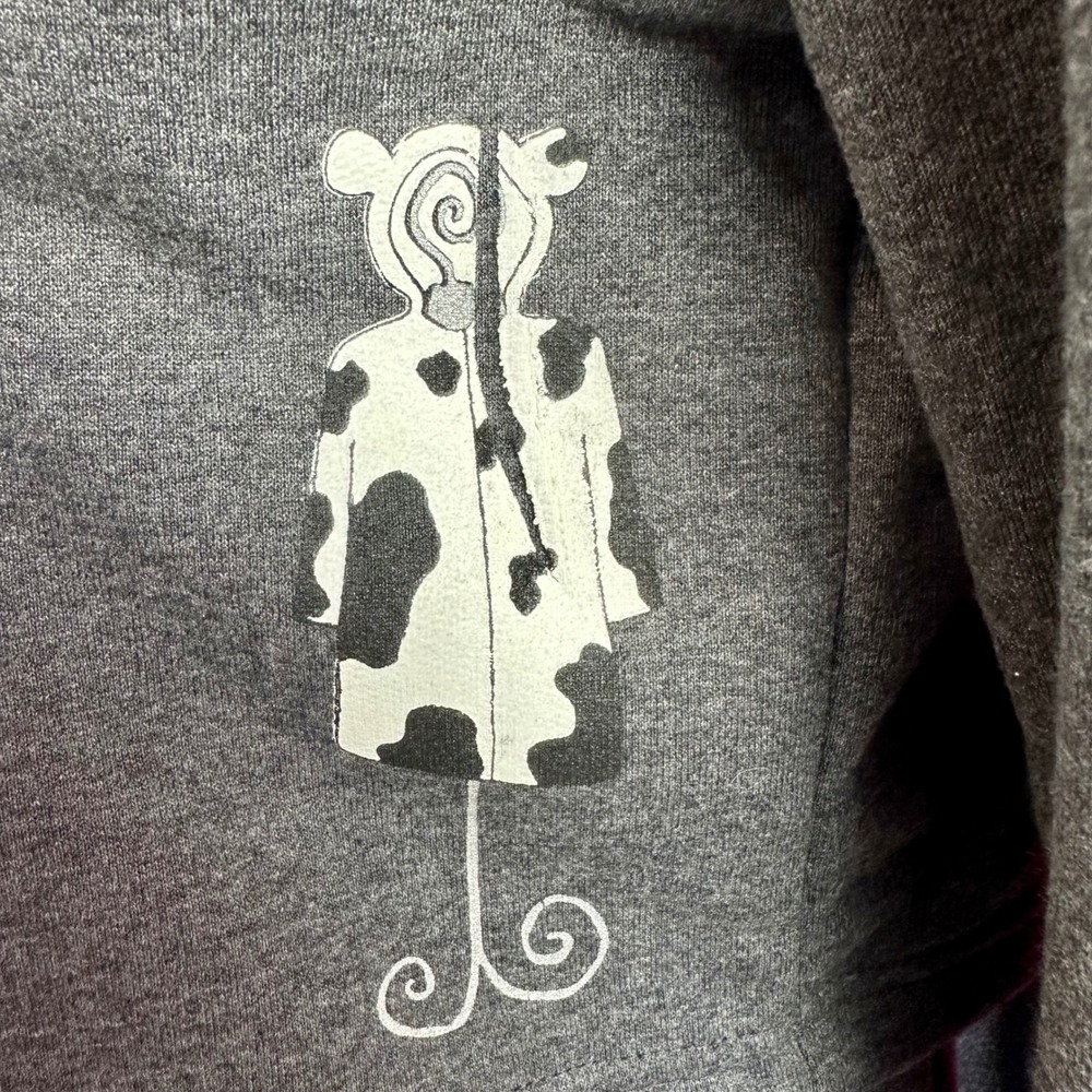 2 Piece Set Graphic Maxi Long Dress Cardigan Gray Fashion Artsy Novelty S Cite - Picture 10 of 17